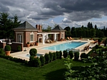 newly landscaped with boxwood hedges and edges, boxwood garden